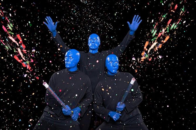 Blue Man Group Boston Admission at the Charles Playhouse - Drums, paint, and silent comedy