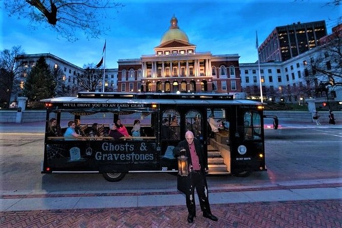 Boston Ghosts and Gravestones Trolley Tour - The trolley ride gives Boston’s streets a sinister soundtrack