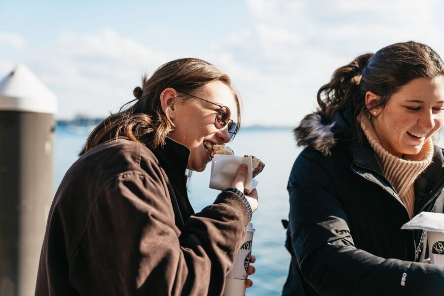 Boston: Guided Delicious Donut Tour with Tastings - Along the waterfront to Boston Public Market
