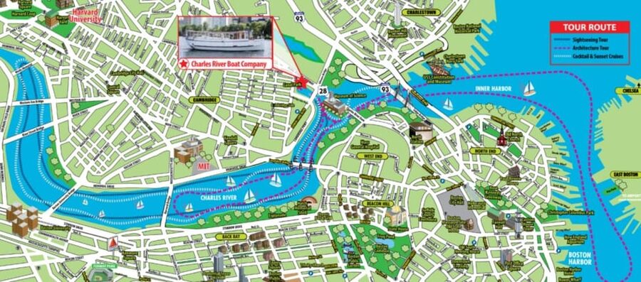 Boston: Harbor and Charles River Architecture Boat Tour - Key points at a glance