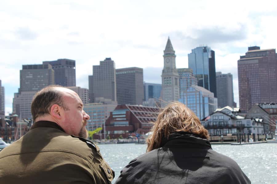 Boston Harbor Fall Foliage Weekend Brunch Cruise - Boston’s waterfront from a moving dining room