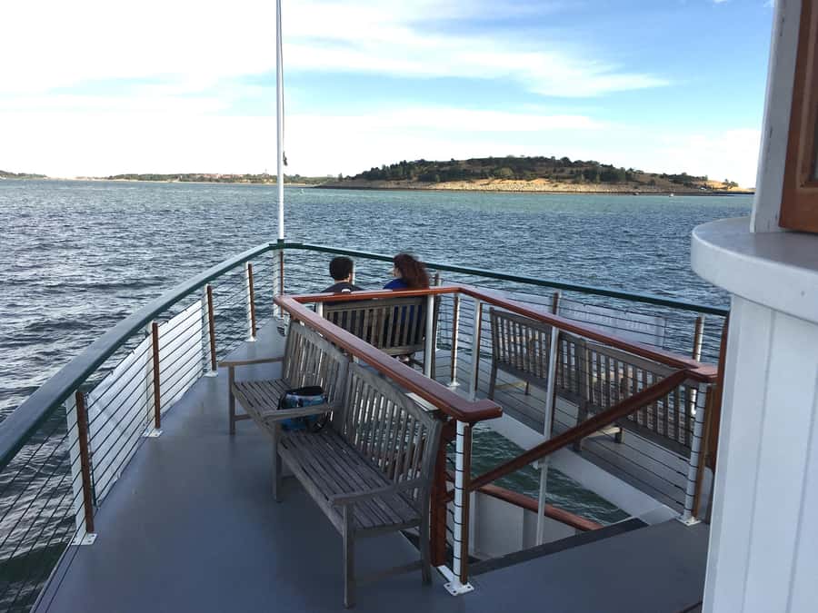 Boston Harbor Fall Foliage Weekend Brunch Cruise - Castle Island and Fort Independence