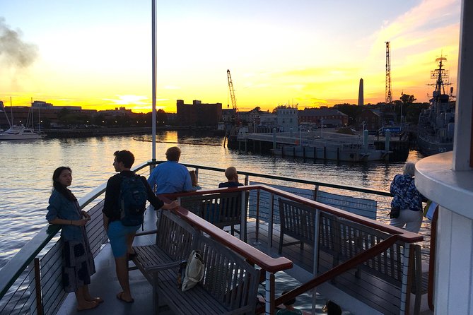Boston Harbor Sunset Cruise - Drinks, snacks, and the onboard atmosphere