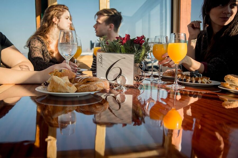 Boston Harbor: Winter Holiday Weekend Brunch Cruise - Drinks cost extra, but winter makes them tempting