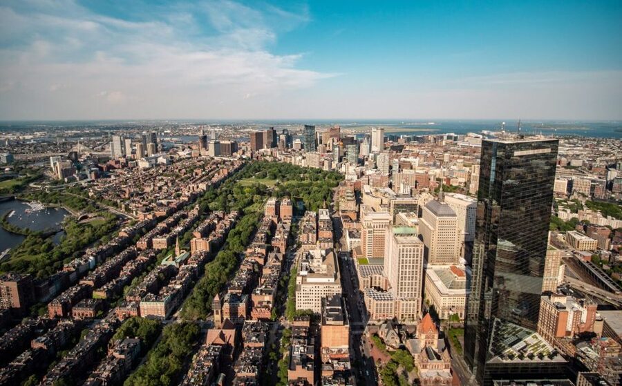 Boston: Helicopter Skyline Tour - What the doors-off option changes