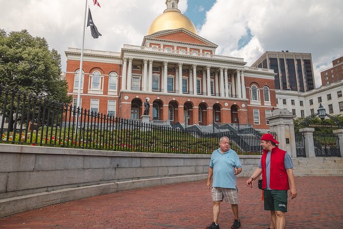 Boston History and Freedom Trail Private Walking Tour - The Massachusetts State House and modern Boston views