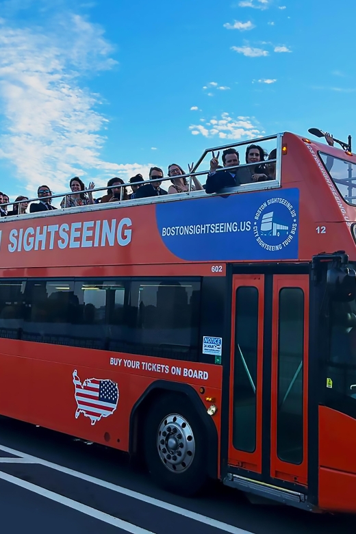 Boston: Hop-On Hop-Off Double-Decker Bus Sightseeing Tour - Boston from the top deck: the quick take