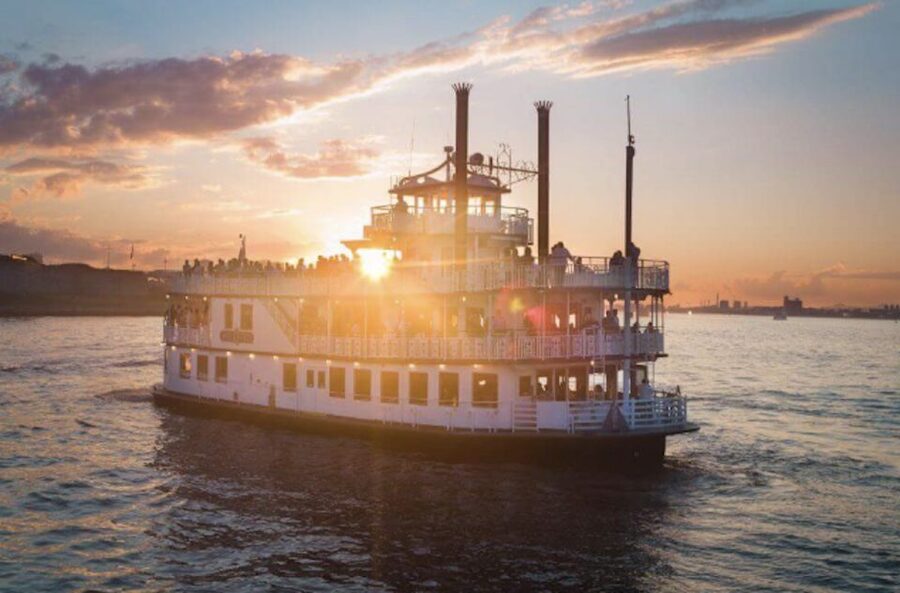 Boston: Scenic Moonlight Harbor Cruise - The Seaport District from the water