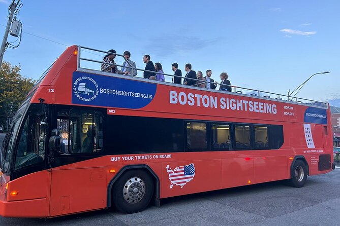 Boston Sightseeing Single Ride Pass With Double Decker Tour Bus - Old State House and Boston’s civic center