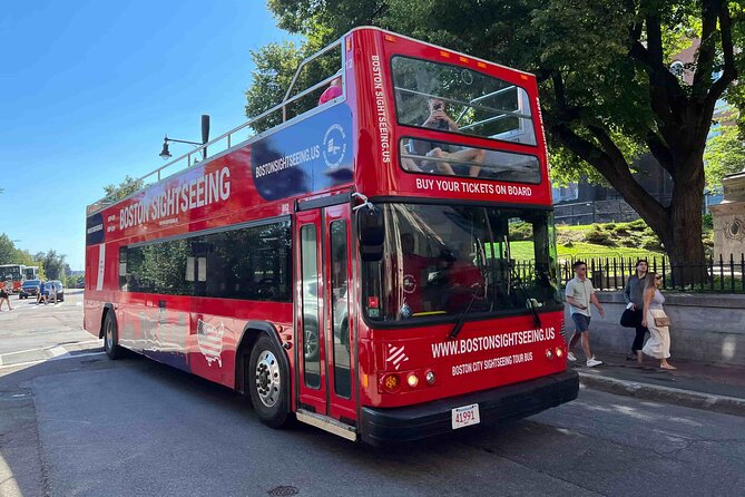 Boston Sightseeing Single Ride Pass With Double Decker Tour Bus - Boston Common, the Public Garden, and Chinatown