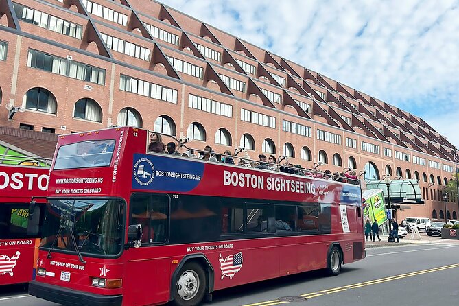 Boston Sightseeing Single Ride Pass With Double Decker Tour Bus - Downtown landmarks from the upper deck