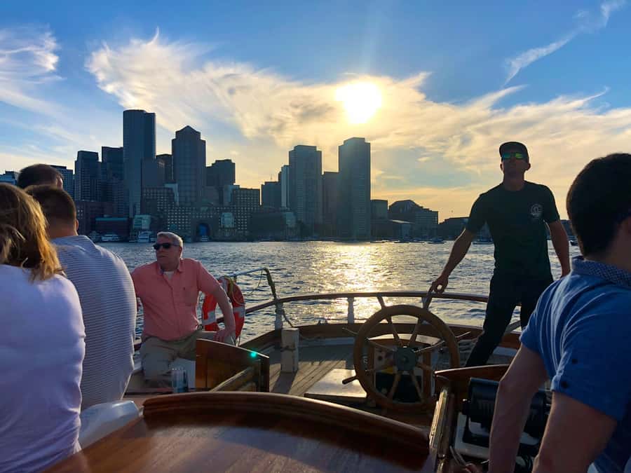 Boston: Sunset Tall Ship Harbor Cruise - Boarding at Fan Pier Marina, not Long Wharf