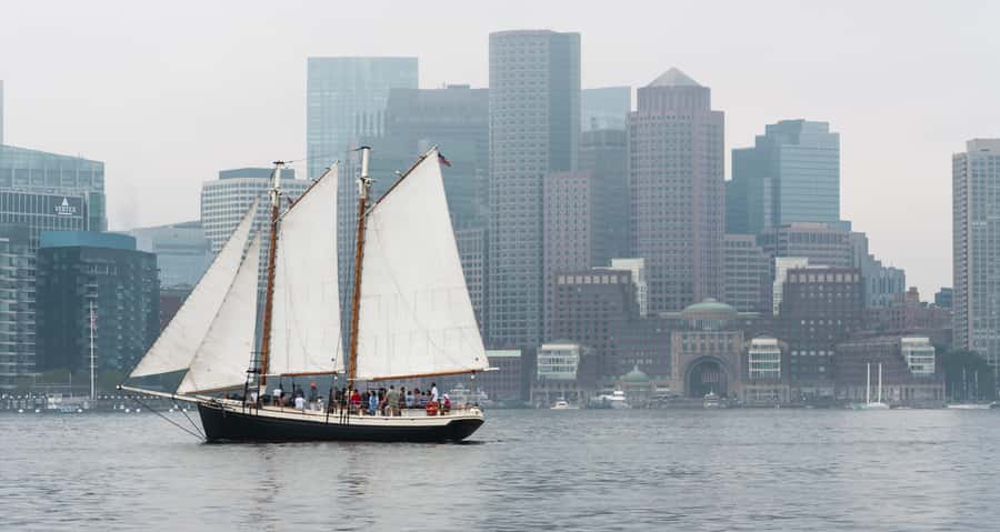 Boston: Sunset Tall Ship Harbor Cruise - Two hours across Boston Harbor at sunset