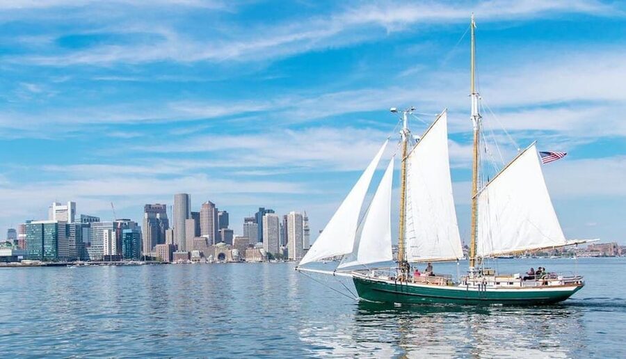 Boston: Tall Ship Harbor Sail - The main limitation: sailing depends on the wind