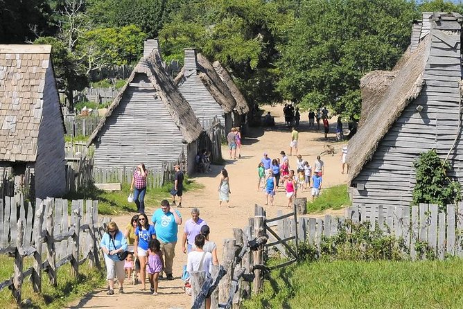 Boston to Plymouth Day-Trip including Quincy, Plimoth Patuxet and Mayflower II - Plymouth Rock, harbor time, and lunch