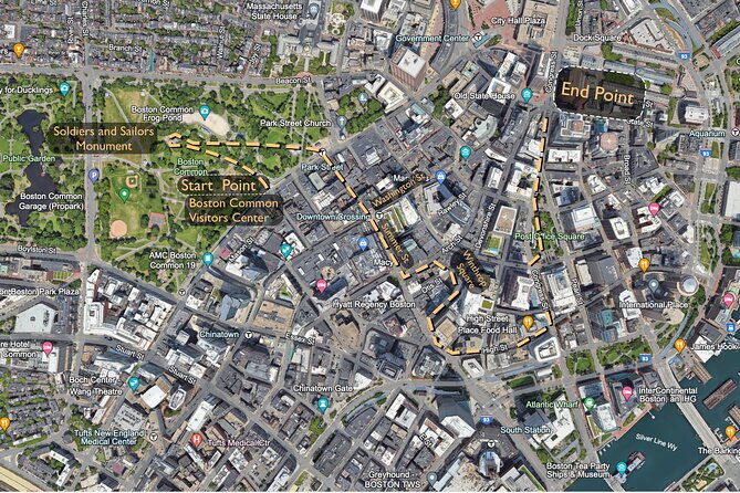 Building Blocks of Boston : Downtown Walking Tour - Key points at a glance