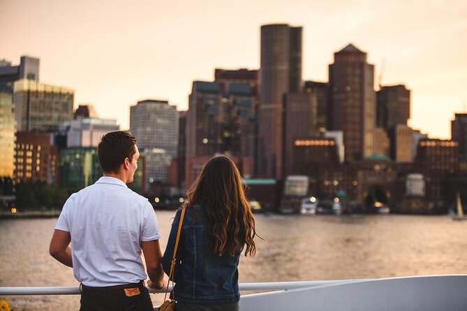 City Cruises Boston 90-Minute Harbor Sunset Sightseeing Cruise - The USS Constitution’s evening salute