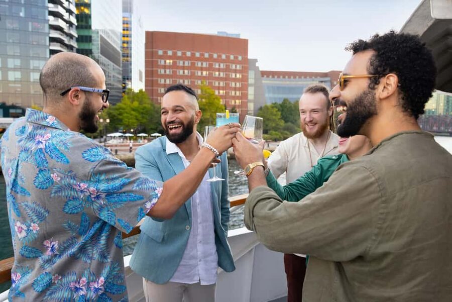 City Cruises Boston: Premier Brunch or Dinner Harbor Cruise - Boarding the Odyssey at Rowes Wharf