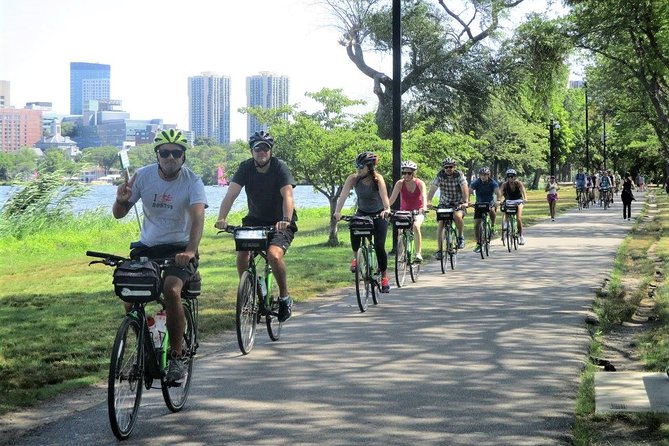 Family Friendly Guided Bike Tour of Boston - Charlestown Navy Yard and a view of Old Ironsides
