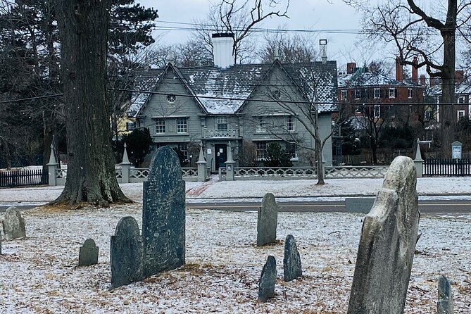 Ghosts of Christmas Past a Haunted Holiday Stroll in Salem - Hamilton Hall and a longer block of Christmas stories