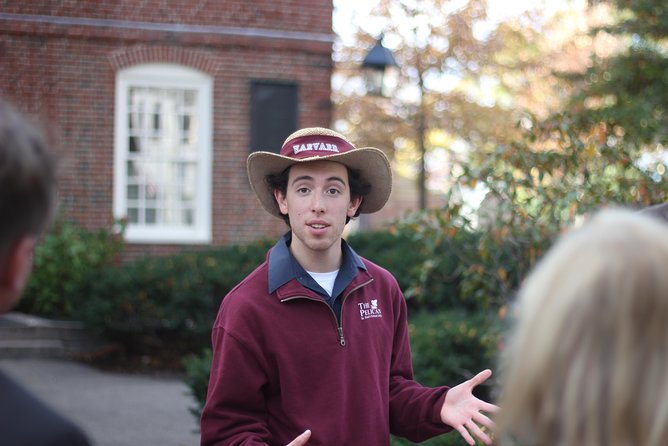Harvard University Campus Guided Walking Tour - The John Harvard Statue and its famous shoe