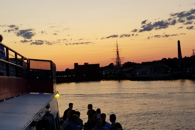 Narrated Sunset Cruise of Boston Harbor - Drinks, Snacks, and the Mood Onboard