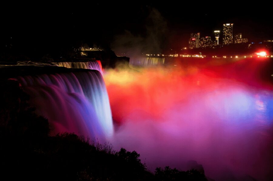 Niagara Falls(US side) 2-Day Trip from Boston - The required 90-minute Niagara night tour