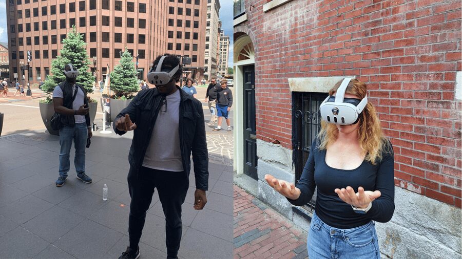Relive 1776: Interactive AR Experience on The Freedom Trail - Stop 5: Bunker Hill Monument and the final scene