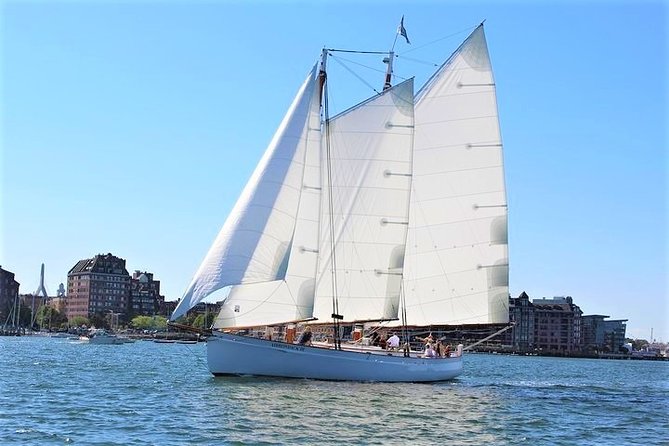 Sightseeing Day Sail around Boston Harbor - Leaving Rowes Wharf for the Seaport District