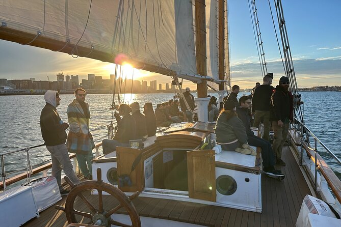 Sunset Sailing Cruise on a Tall Ship in Boston Harbor - Drinks, snacks, and the onboard mood