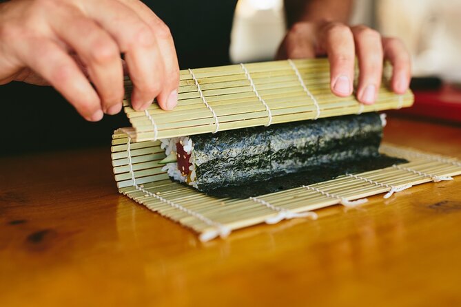 Sushi Making Class at a Local Distillery in Boston - Making the spicy tuna roll