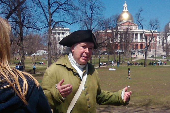 Walk the Historic Freedom Trail with Costumed Guide - Massachusetts State House and the idea of consent