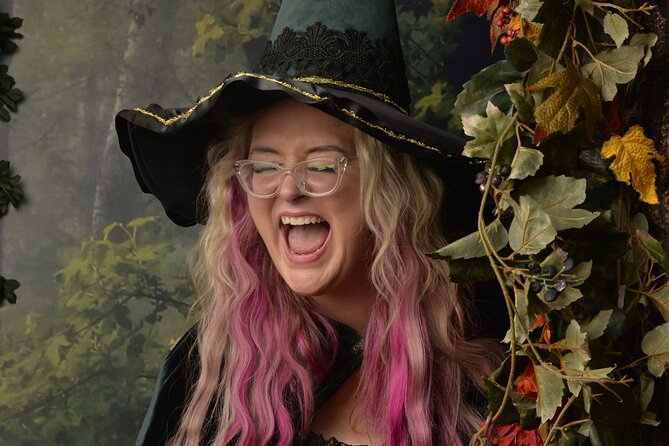 Witch Costume Photo Shoot - Olde Salem Village theatrical set - What happens at 172 Essex Street